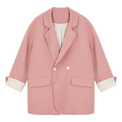 Damen Langarmjacke Kontrastärmel Eveloria