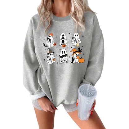 Damen Sweatshirt Grusel Motiv Eveloria