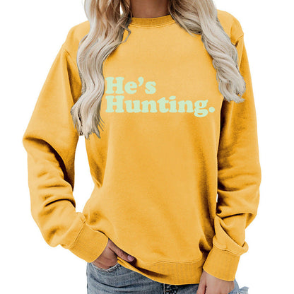 Damen Sweatshirt Lässiger Schnitt Moderner Schriftzug Grau Eveloria