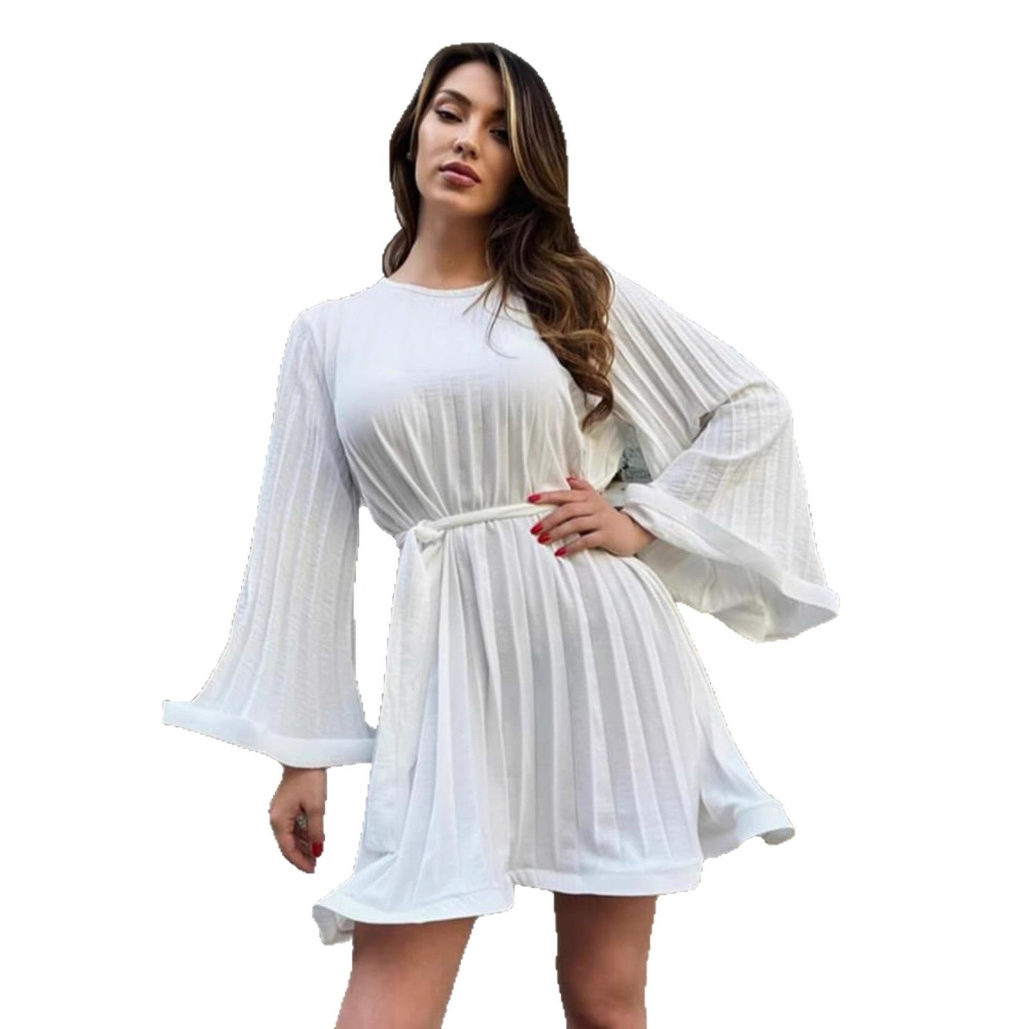 Damen Asymmetrischer Maxi-Rock Florales Design Schwingender Fall