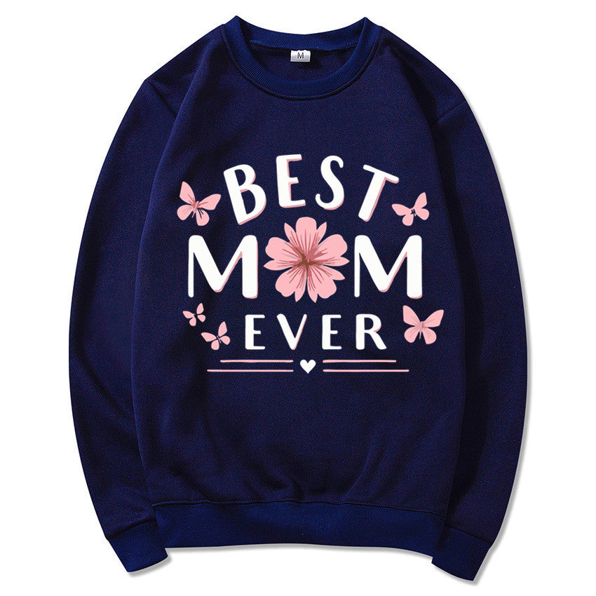 Damen Sweatshirt Floral Design Weiss
