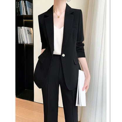 Damen Zweiteiliger Anzug Elegant Schnitt Eveloria