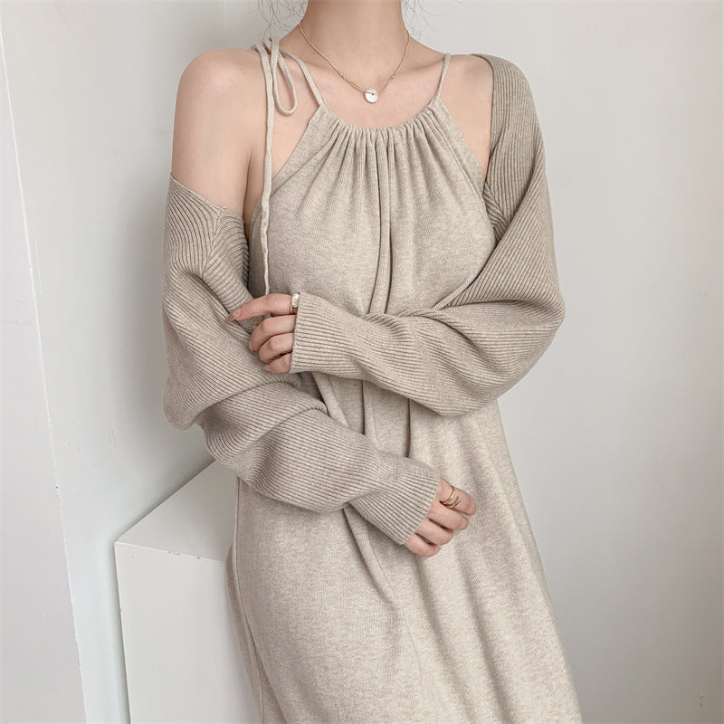 Damen Maxikleid Verstellbare Träger Elegant Eveloria