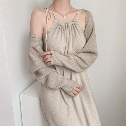 Damen Maxikleid Verstellbare Träger Elegant Eveloria