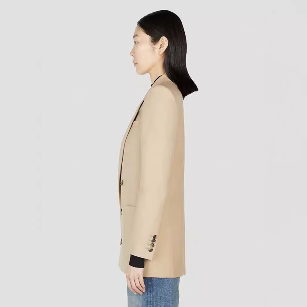 Damen Blazer Doppelt abgestimmt Eveloria
