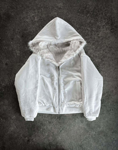 Damen Kapuzenjacke Weiches Innenfutter Sportlicher Schnitt