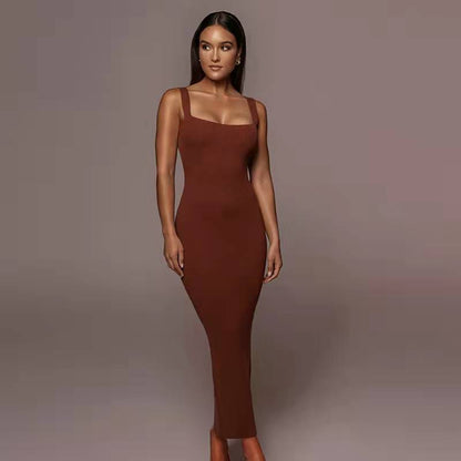 Damen Strickkleid Langärmlig Knielang Eveloria