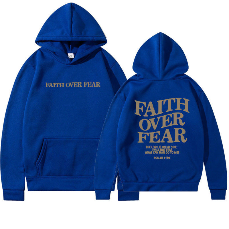 Damen Hoodie Bequem Inspirierender Schriftzug Grau Eveloria