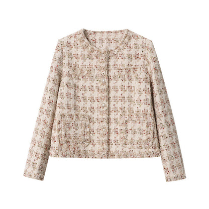 Eveloria Damen Boucle-Jacke Elegantes Strukturdesign