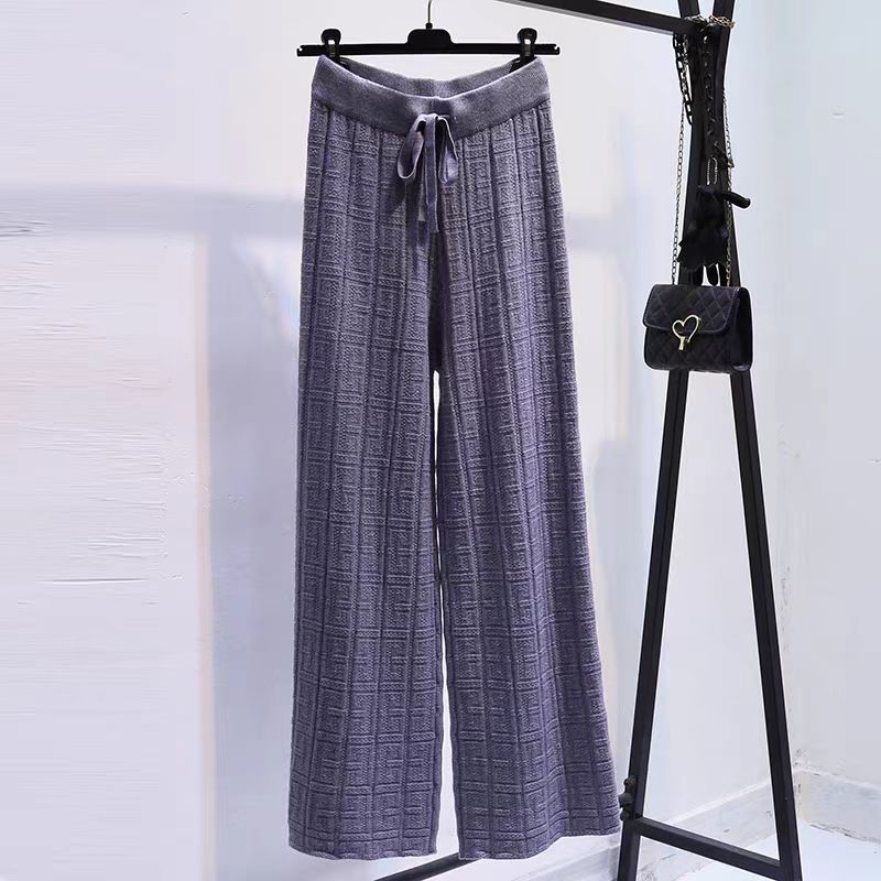 Damen Sommerhose elastisch Streifenmuster