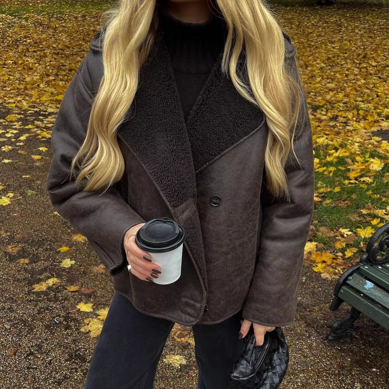 Damen Fleecejacke Kuscheliges Innenfutter Eveloria