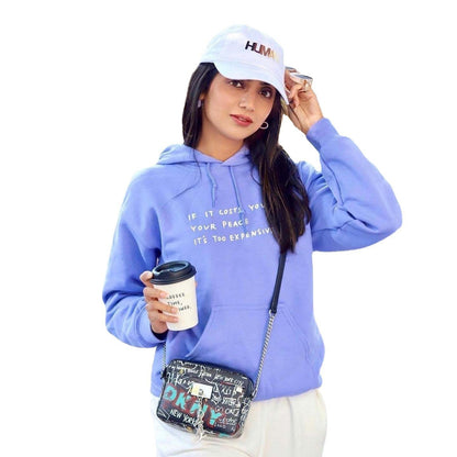 Damen Hoodie Eveloria Motivdruck