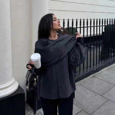Damen Rollkragen Überjacke Elegant Geschnitten Eveloria