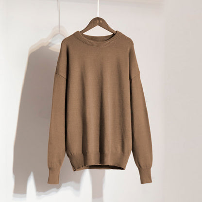 Damen Oversized Pullover Strickmuster Eveloria