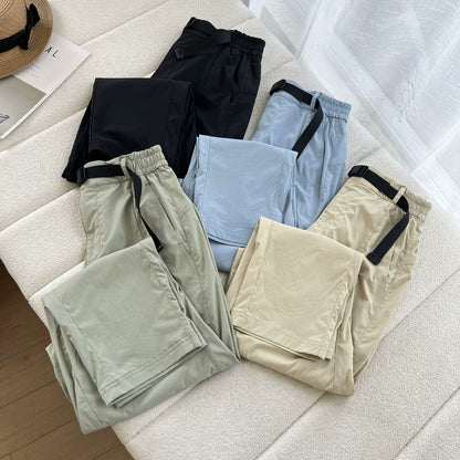 Damen Freizeithose Verstellbarer Bund Eveloria