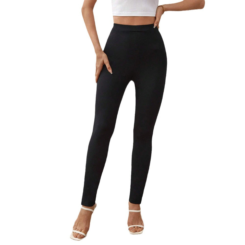 Damen Hochgeschnittene Leggings Elastisch Eveloria