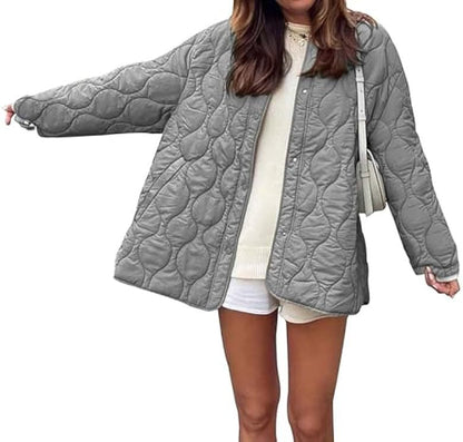 Damen Übergangsjacke Gesteppt Moderner Schnitt Eveloria
