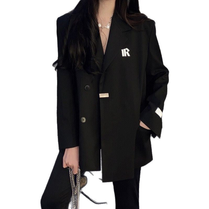Damen Zweireiher Blazer Oversized Modern Eveloria