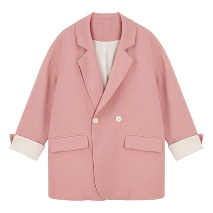 Damen Langarmjacke Kontrastärmel Eveloria