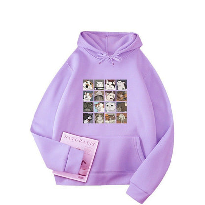 Damen Sweatshirt Tier-Motiv Eveloria