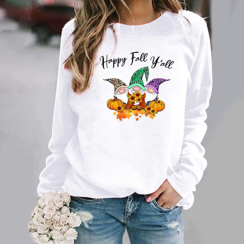 Eveloria Damen Herbst-Sweatshirt Gemütlicher Schnitt