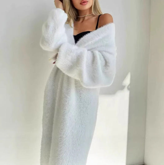 Damen Strickmantel Eveloria Elegantes Design - Eveloria
