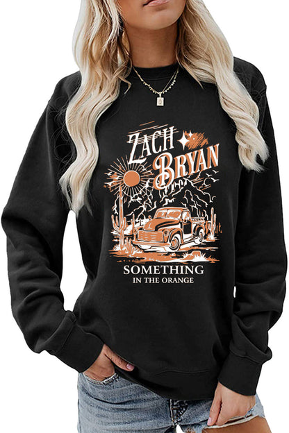 Damen Sweatshirt Vintage Truck Design Eveloria