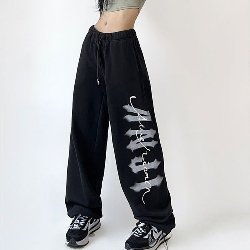Damen Freizeithose mit Schriftzug