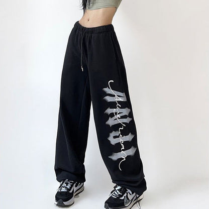 Damen Freizeithose mit Schriftzug