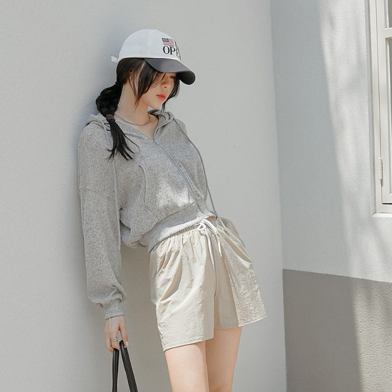 Damen Sportjacke Kurz Reißverschluss Eveloria - Eveloria