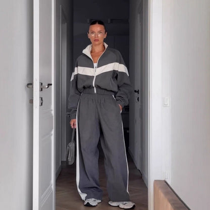 Damen Sportanzug Moderner Look Eveloria