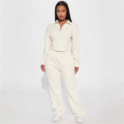 Damen Anzug-Set Elastisch Hochkragen Eveloria