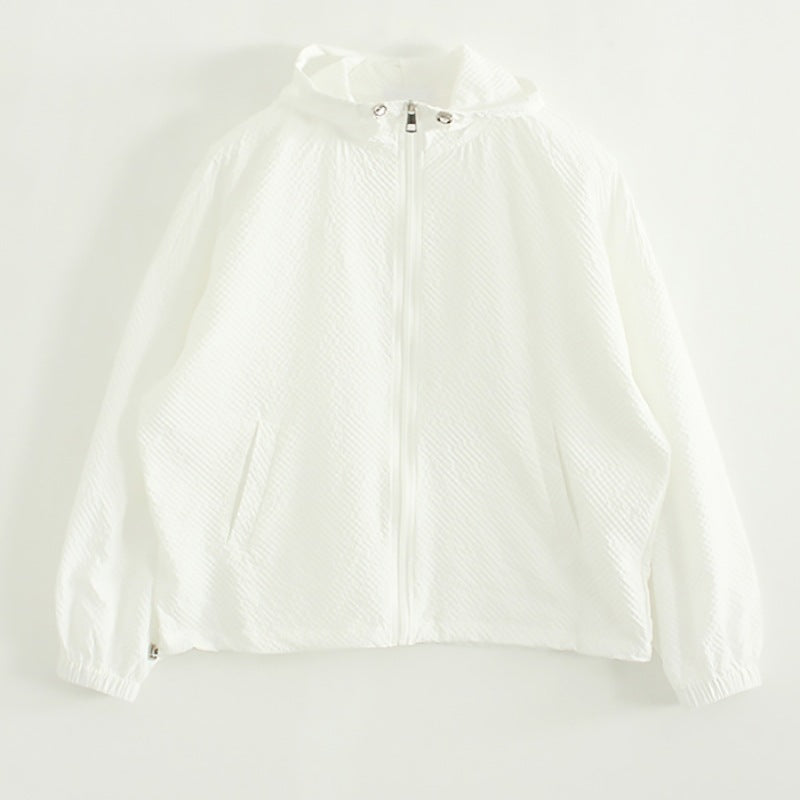 Damen Windjacke Atmungsaktives Material Elastische Bündchen