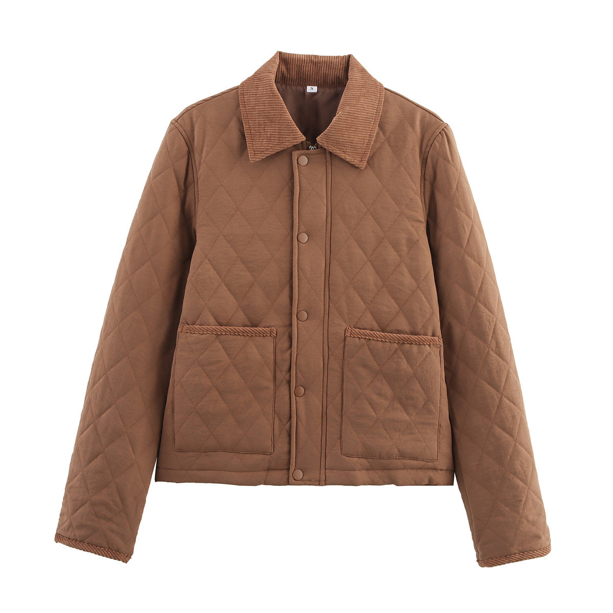 Eveloria Damen Steppjacke Gefüttert Mit Taschen