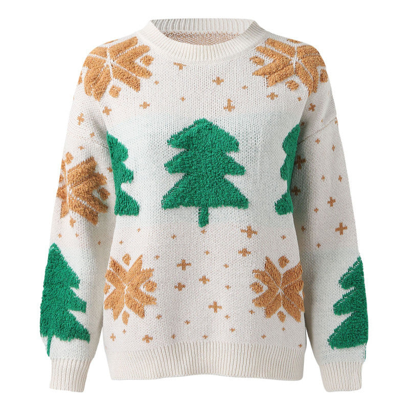 Damen Winterpullover Kuschelfleece Eveloria