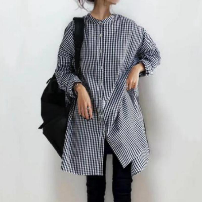 Damen Bluse Asymmetrisch Moderner Stil Eveloria