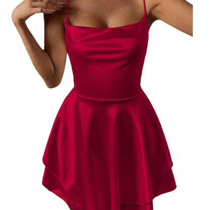 Damen Freizeitkleid Trägerdesign Schwingrock Eveloria