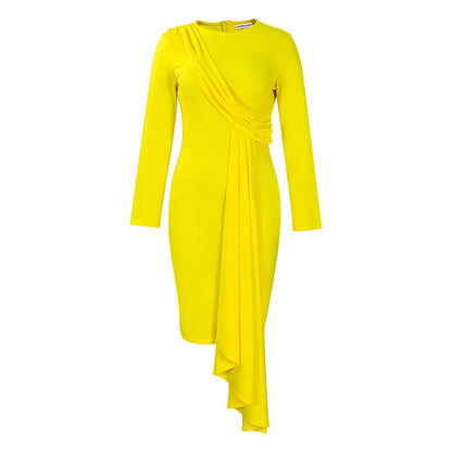 Damen Abendkleid Drapiert Eveloria