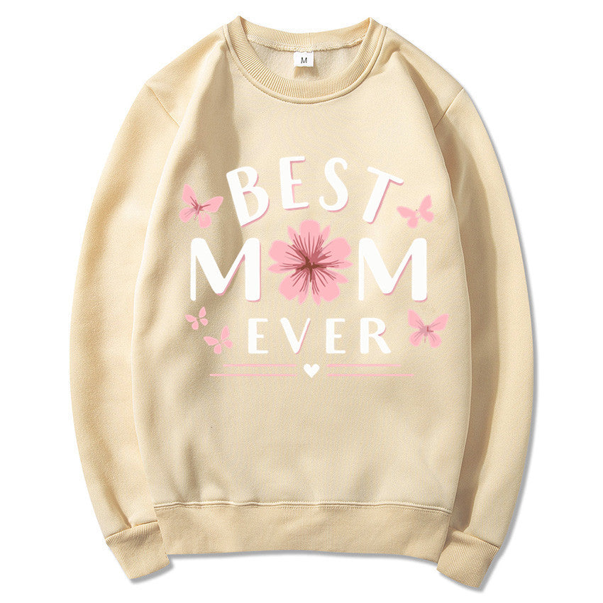 Damen Sweatshirt Floral Design Weiss