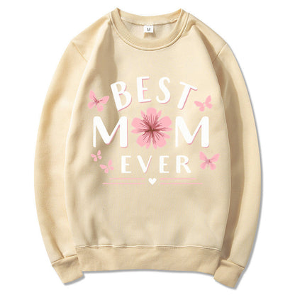 Damen Sweatshirt Floral Design Weiss