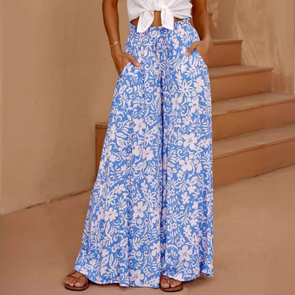Damen Maxikleid Bunt Geometrisch Lang mit Seitenschlitzen