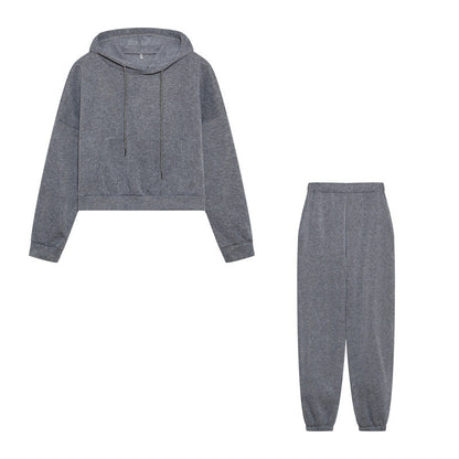 Damen Sportliches Hoodie Jogging Set Eveloria