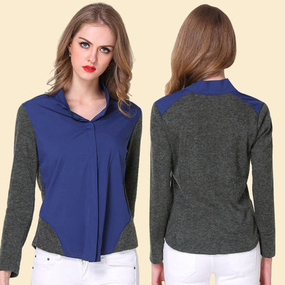 Damen Langarmshirt Sportlich mit Seitentaschen Eveloria