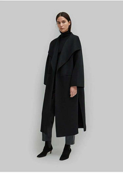 Damen Oversize-Mantel Offener Vorderteil Eveloria