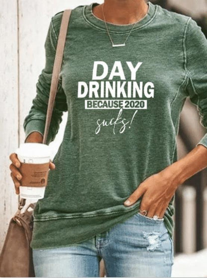 Damen Sweatshirt Humor Schriftzug Eveloria - Eveloria