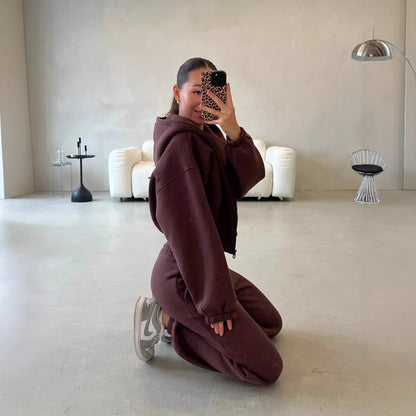 Damen Hoodie-Set Weite Ärmel von Eveloria
