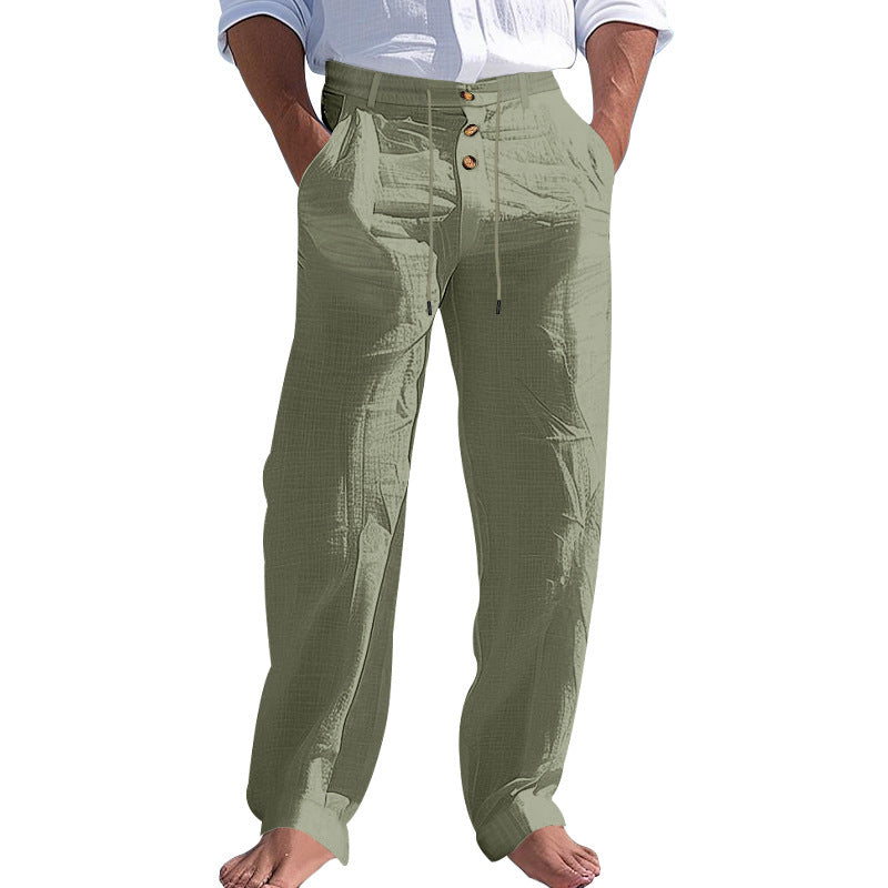 Herrenhose Hochbund Bequem Mit Taschen Schwarz - Eveloria