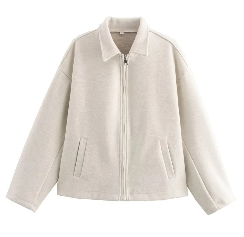 Damen Fleecejacke Weich Warm Reißverschluss Eveloria