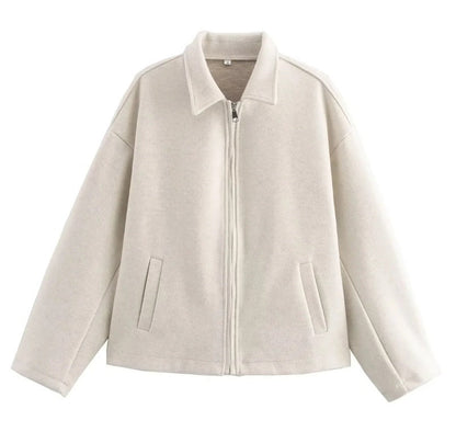 Damen Fleecejacke Weich Warm Reißverschluss Eveloria