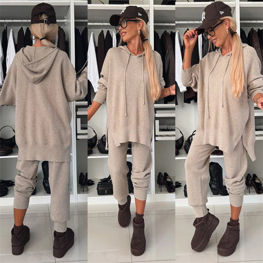 Damen Hoodie Jogginghose Set Bequem Eveloria - Eveloria